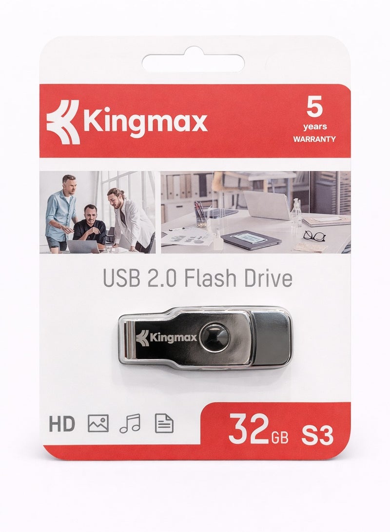 S3 Rotary USB 2.0 Flash Drive - 32 GB
